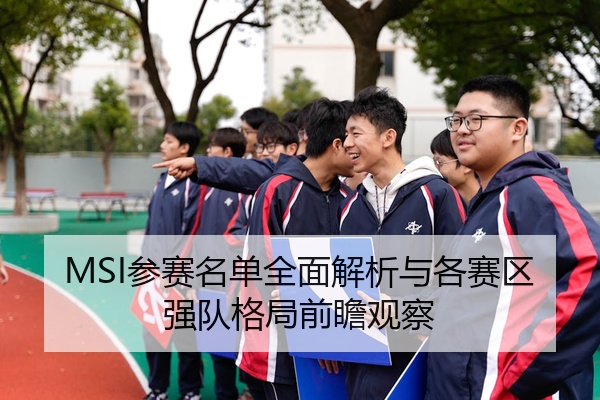 MSI参赛名单全面解析与各赛区强队格局前瞻观察