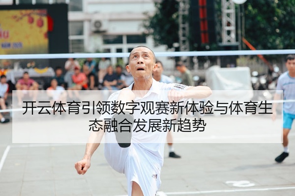 开云体育引领数字观赛新体验与体育生态融合发展新趋势